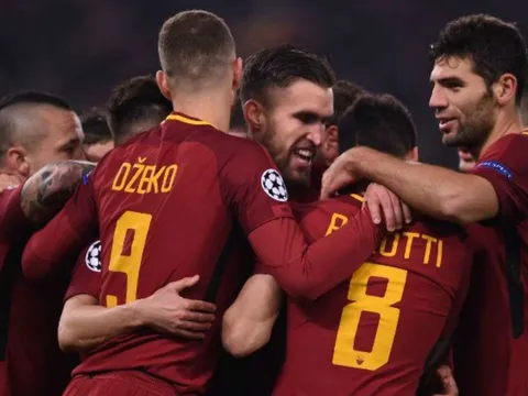 Với đòn chí mạng của Dzeko, Roma tạo nên lịch sử tại Champions League