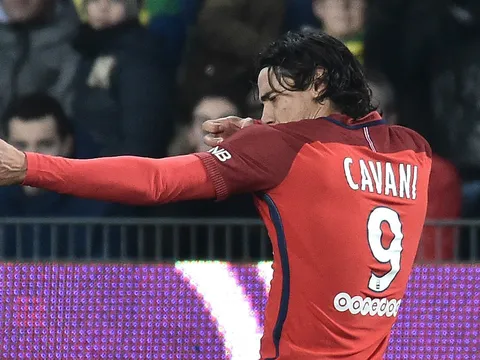 Vòng 21 Ligue 1: Nice hoà thất vọng; Cavani rực sáng giúp PSG áp sát ngôi đầu