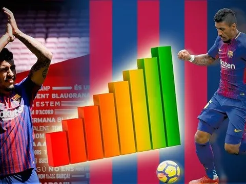 Vượt lên chỉ trích, giá trị Paulinho tăng vọt kể từ ngày gia nhập Barcelona