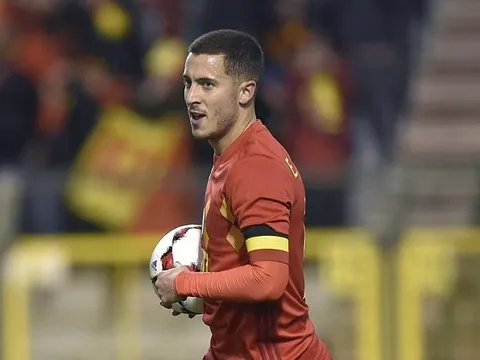 Vượt mặt Lukaku và De Bruyne, Hazard xuất sắc nhất nước Bỉ