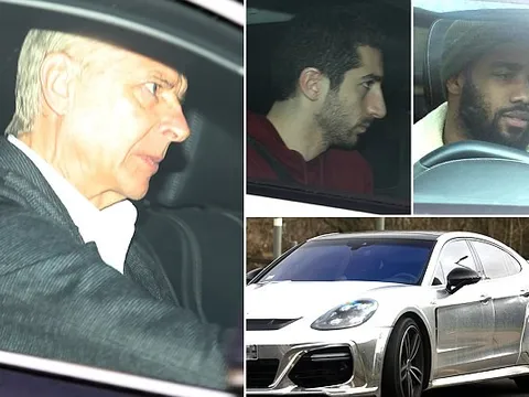 Wenger và học trò đờ đẫn chuẩn bị cho trận gặp AC Milan