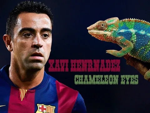 Xavi Hernández - Đôi mắt tắc kè hoa