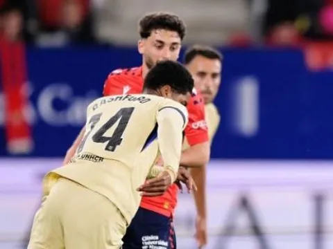 5 dấu ấn trận Osasuna vs Barca: Khác biệt từ Rashford; Đẳng cấp của Lewandowski