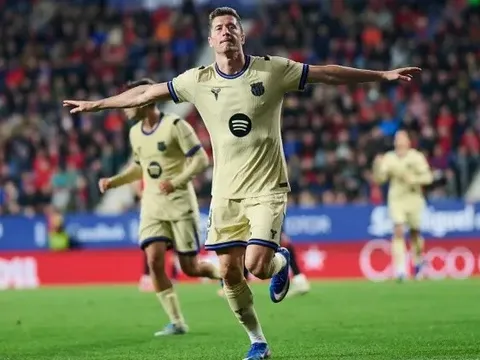 Lewandowski đặt mục tiêu đưa Barca cán mốc 100 điểm