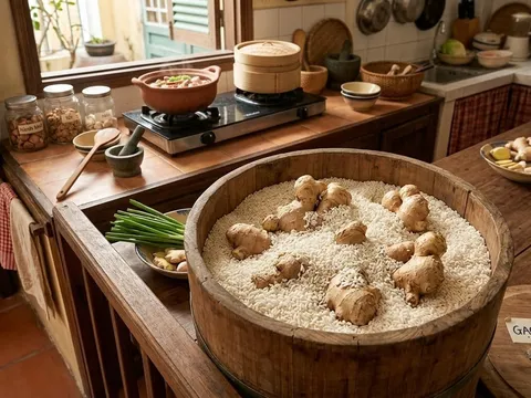 Cách bảo quản gừng tươi lâu không lo mọc mầm, ai cũng làm được