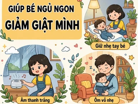 Mẹ vừa rời tay là con tỉnh? 5 mẹo nhỏ giúp bé ngủ sâu không giật mình