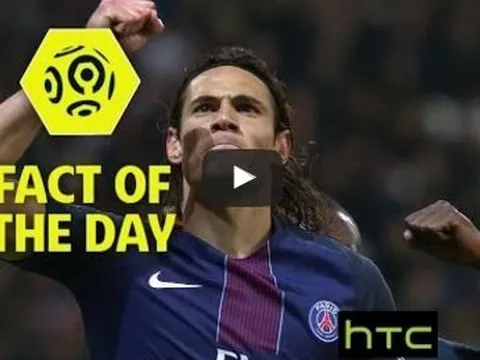 18 bàn thắng của Edinson Cavani tại Ligue 1 nửa đầu mùa 2016/17
