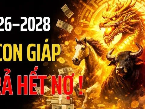 2 năm tới Tiền lên đến Đỉnh, 4 con giáp hưởng lộc Trời thả cho
