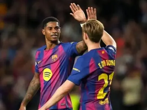 De Jong khẳng định Rashford giúp Barcelona lột xác