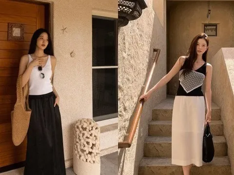 4 công thức diện chân váy suông giúp outfit mùa hè gọn gàng mà vẫn cuốn hút