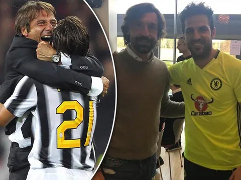 Andrea Pirlo xuất hiện bất ngờ trên sân tập Chelsea