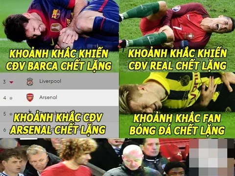 Ảnh chế: Conte 'buồn bã' vì dậm chân tại chỗ; Khoảnh khắc khiến hàng triệu trái tim Quỷ đỏ 'ngừng đập'
