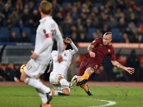 As Roma vs AC Milan (vòng 16 Serie A)