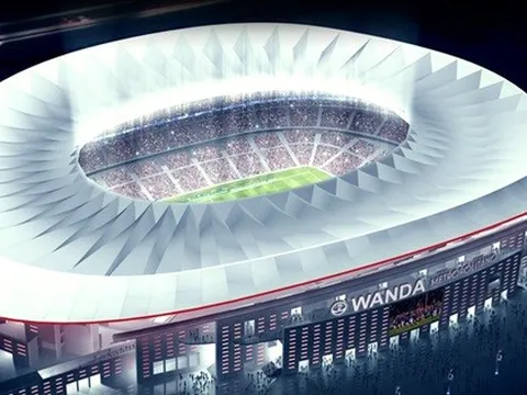 Atletico trình làng sân đấu và logo mới