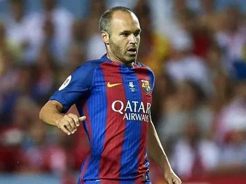 Barca lộ tham vọng lớn lao với Andres Iniesta