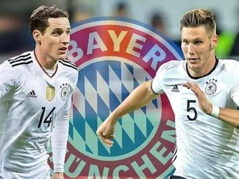 Bayern tăng cường cho hàng phòng ngự bằng 2 cầu thủ đội tuyển Đức