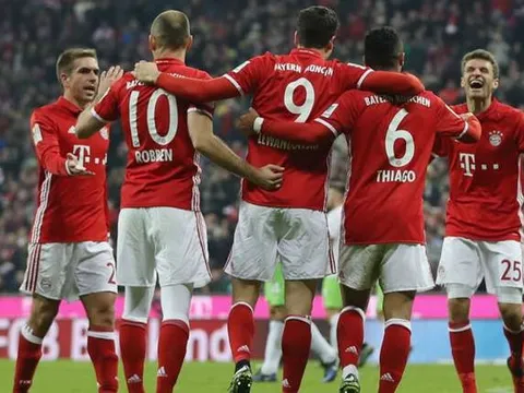 Bayern Munich 5-0 Wolfsburg (vòng 14 Bundesliga)