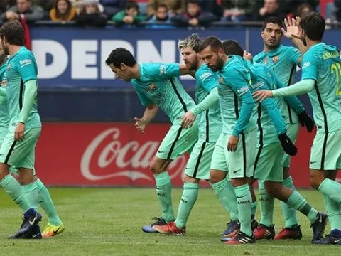 Chấm điểm Barca - Osasuna: Messi rực sáng