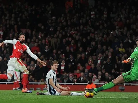 Chùm ảnh: Arsenal đả bại West Brom trong ngày Boxing Day