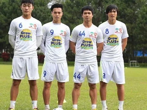 Công Phượng, Tuấn Anh, Xuân Trường lúc mới gia nhập học viên JMG