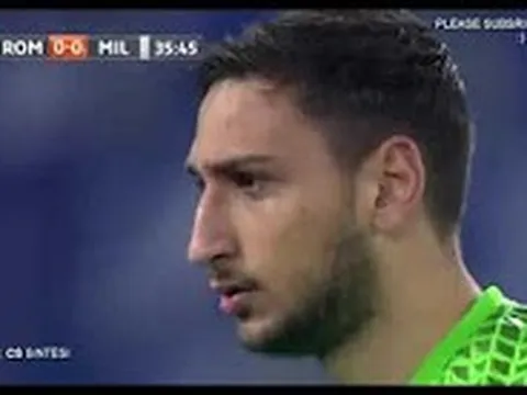 Diễn biến trận AS Roma 1-0 AC Milan