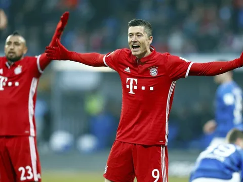 Đội hình hay nhất Bundesliga 2016: Ấn tượng song sát Lewy - Aubameyang