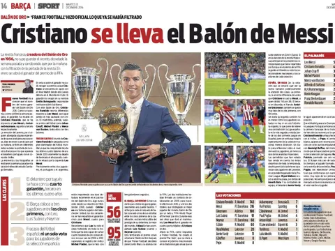 Góc nhìn: Ronaldo không xứng đáng Ballon d'Or?