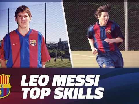 Hình ảnh lần đầu công bố của Lionel Messi ở lò La Masia