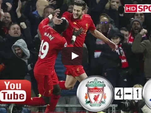 Liverpool 4 - 1 Stoke City (vòng 18 Ngoại hạng Anh)