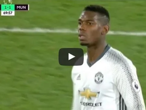 Màn trình diễn của Paul Pogba vs Crystal Palace