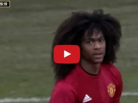 Màn trình diễn của sao trẻ M.U Tahith Chong vs Manchester City