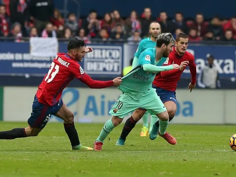 Messi ghi siêu phẩm, Barca dễ dàng đè bẹp Osasuna