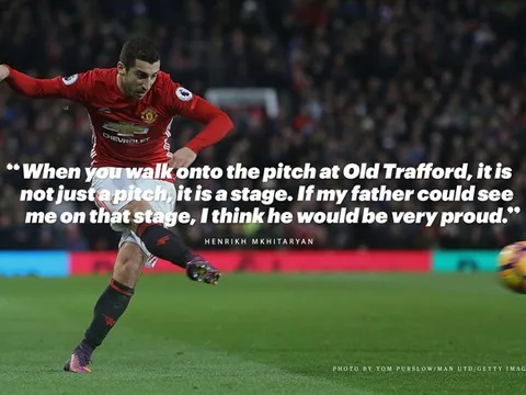 Mkhitaryan viết bài về con đường thành danh đầy kỷ niệm
