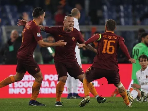 Niang đá hỏng phạt đền, Milan 'ôm hận' trước Roma