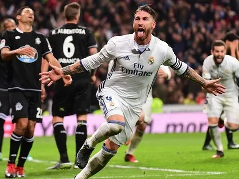 Ramos tiếp tục sắm vai người hùng, Real Madrid ngược dòng đầy kịch tính