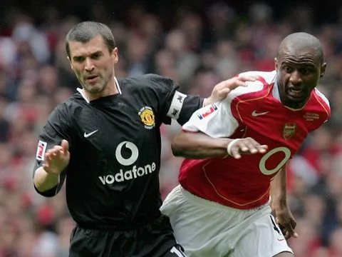 Roy Keane và Patrick Vieira đụng độ nhau vào năm 2003