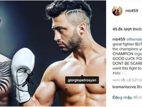 'Siêu quậy' Balotelli bất ngờ gửi chiến thư cho nhà vô địch UFC