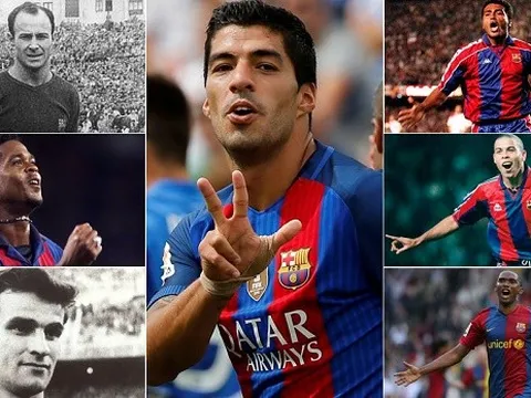 Suarez gia hạn với Barcelona: Ngày trở thành số 9 vĩ đại nhất không xa