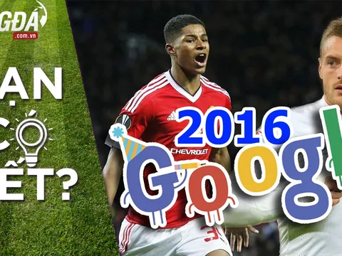 Top 10 cầu thủ được tìm kiếm nhiều nhất trên Google 2016