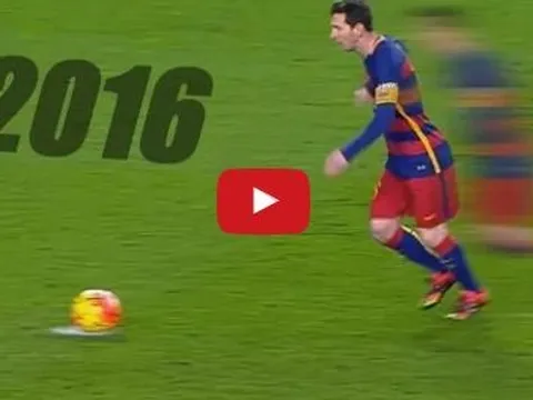 Top 10 pha kiến tạo của Lionel Messi năm 2016