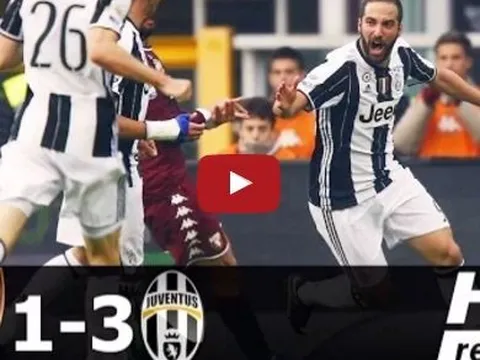 Torino 1 - 3 Juventus (vòng 16 Serie A)
