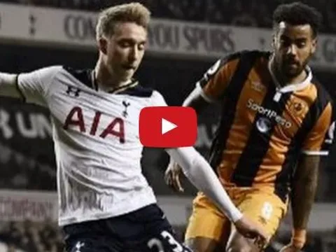 Tottenham Hotspur 3 - 0 Hull City (vòng 16 Ngoại hạng Anh)