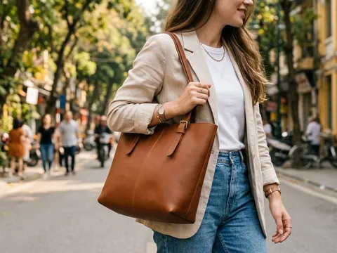 Túi tay cầm dài quay trở lại: Món phụ kiện nhỏ nâng tầm cả outfit