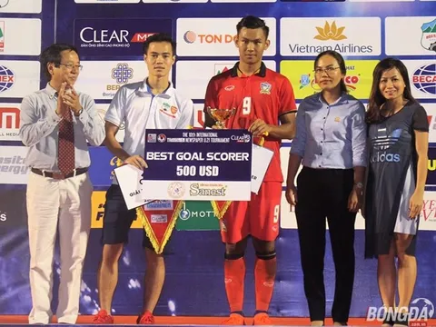 Văn Toàn thâu tóm hầu hết danh hiệu cá nhân giải U21 Quốc tế 2016