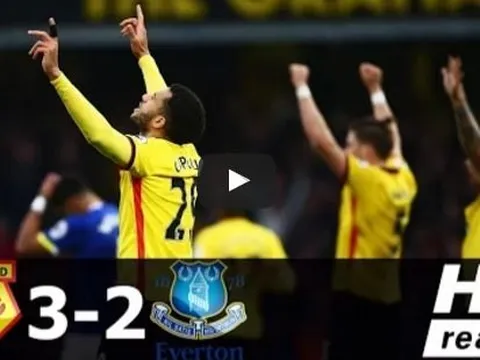 Watford 3-2 Everton (vòng 14 Ngoại hạng Anh)