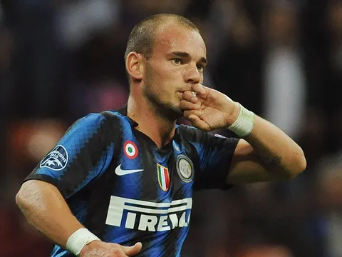 Wesley Sneijder: Bậc thầy đá phạt của Inter Milan