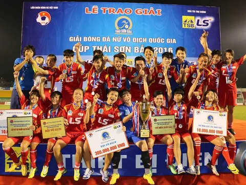 Giải VĐQG nữ 2016: Đánh bại Hà Nội I 2-0, TP.HCM I bảo vệ thành công ngôi vô địch