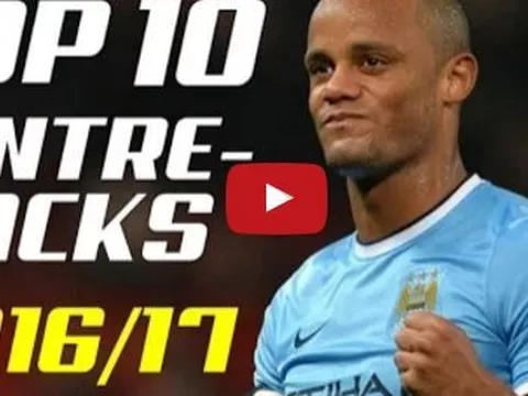 10 hậu vệ được đánh giá cao nhất mùa 2016/17