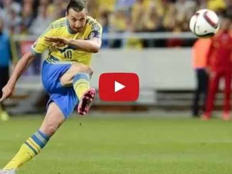 10 siêu phẩm của Zlatan Ibrahimovic cho tuyển Thụy Điển