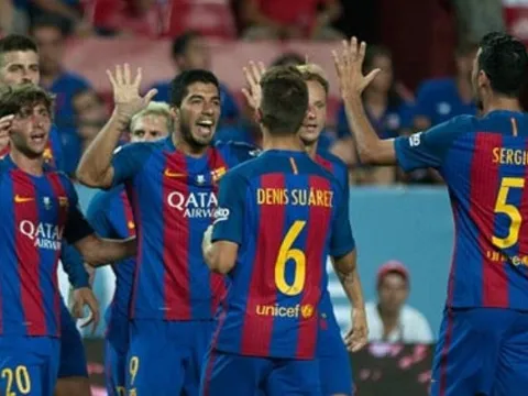 Suarez và Munir lập công, Barcelona chạm một tay vào Siêu cúp Tây Ban Nha